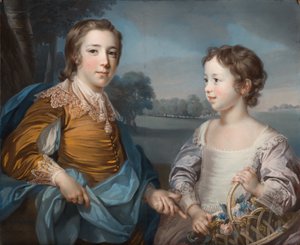Portrait de Joseph Gulston et de son frère John Gulston - Francis Cotes